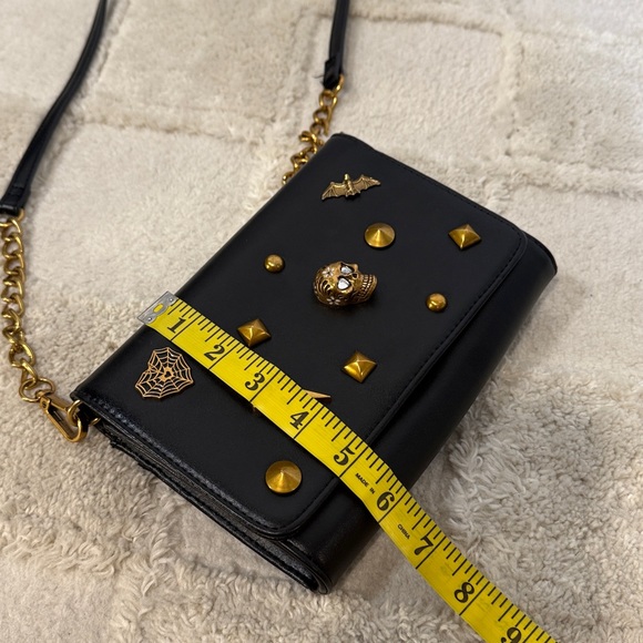 BETSY JOHNSON Black Studded Crossbody Bag - Picture 10 of 12